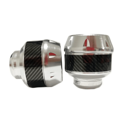 Slider Barras Carbono Plateado