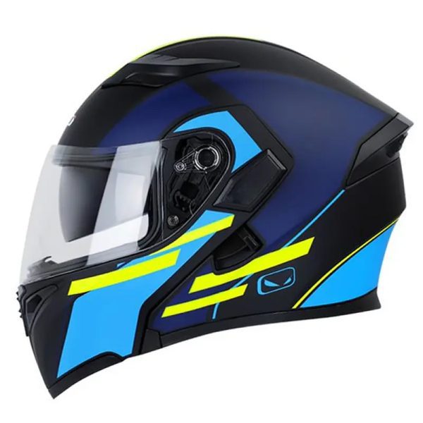 Casco Hro 3400Dv Ineffable Negro Azul Mate21 Copia - Punto Llantas 3
