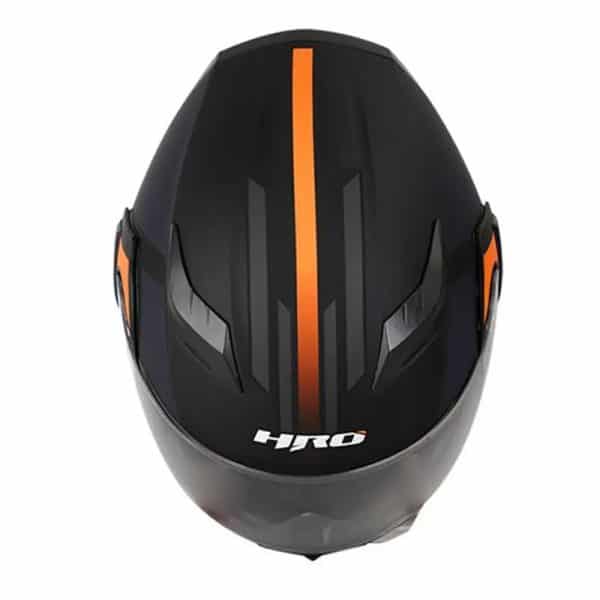 Casco Hro 3400Dv Ineffable Negro Naranja Mate31 copia - Punto Llantas 3