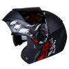 Casco Ich 3110 Guinz Negro Mate Rojo11 copia - Punto Llantas 5