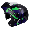 Casco Ich 3110 Kids Frenz Negro Azul Oscuro Mate1 - Punto Llantas 4