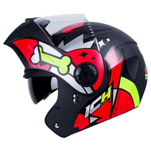 Casco Ich 3110s (Niñ@s) Frenz Negro Gris Mate