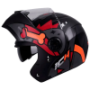 Casco Ich 3110 Kids Frenz Negro Rojo Mate1 - Punto Llantas 5