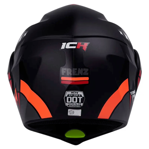 Casco Ich 3110s (Niñ@s) Frenz Negro Rojo Mate - Image 3