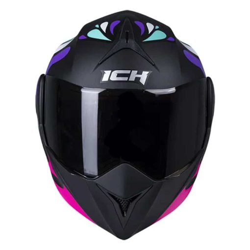 Casco Ich 3110 Lotus Negro Mate Gris - Image 3