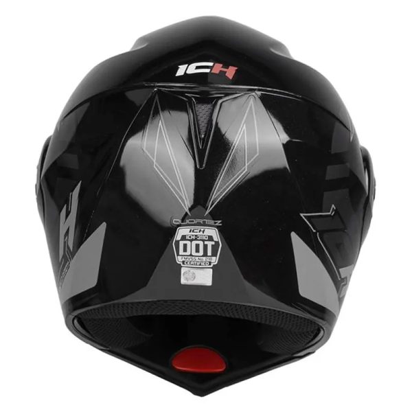 Casco Ich 3110 Quortez Negro Brillo Gris21 Copia - Punto Llantas 3
