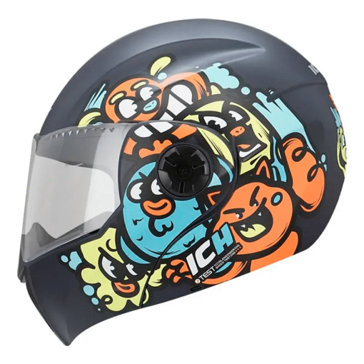 Casco Ich 3110s (Niñ@s) Dream Team Azul Oscuro Naranja Brillo - Image 2