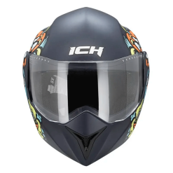 Casco Ich 3110s Kids Dream Team Azul Oscuro Naranja Brillo1 1 - Punto Llantas 4