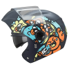 Casco Ich 3110s Kids Dream Team Azul Oscuro Naranja Brillo1 - Punto Llantas 5