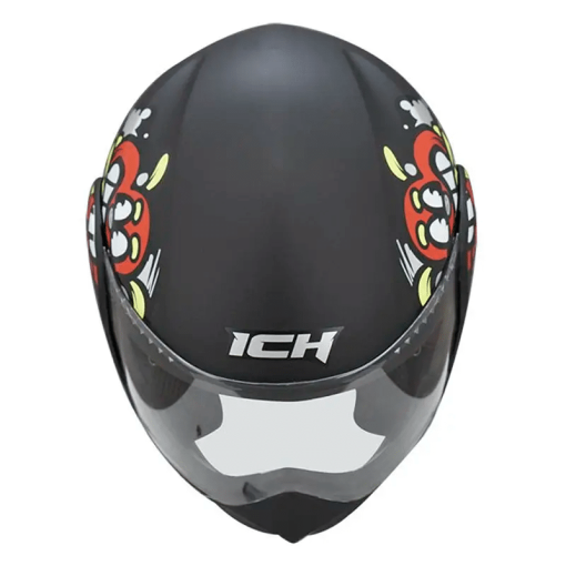 Casco Ich 3110s (Niñ@s) Dream Team Negro Rojo Mate - Image 3