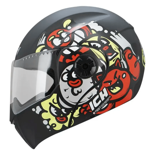 Casco Ich 3110s (Niñ@s) Dream Team Negro Rojo Mate - Image 2