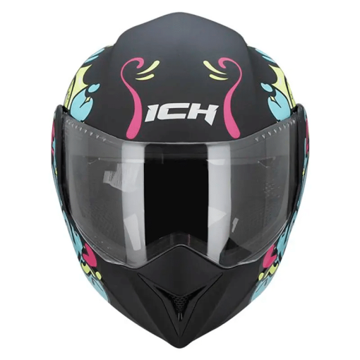 Casco Ich 3110s (Niñ@s) Love Negro Azul Mate - Image 4