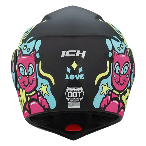 Casco Ich 3110s (Niñ@s) Love Negro Azul Mate - Image 2