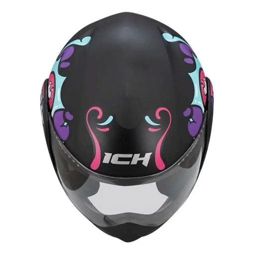Casco Ich 3110s (Niñ@s) Love Negro Morado Mate - Image 6