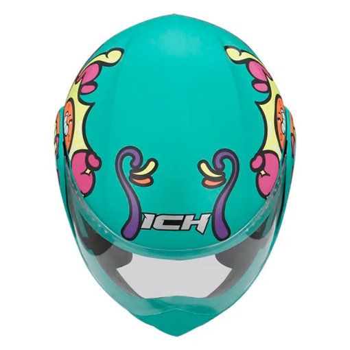 Casco Ich 3110s (Niñ@s) Love Verde Menta Fucsia Mate - Image 4
