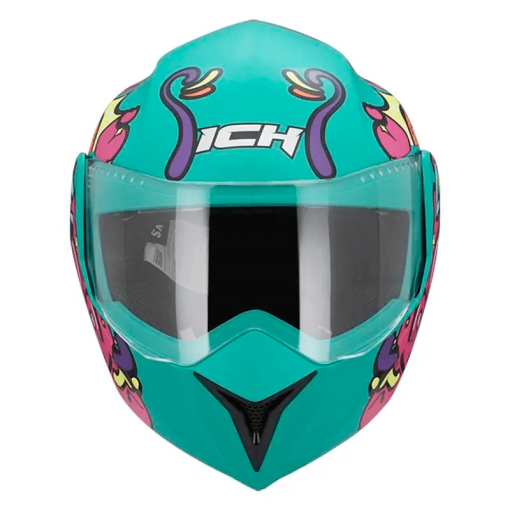 Casco Ich 3110s (Niñ@s) Love Verde Menta Fucsia Mate - Image 5