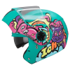 Casco Ich 3110s Kids Love Verde Menta Fucsia Brillante5 - Punto Llantas 3
