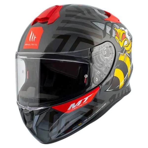 Casco Mt Targo Bee B5 Rojo Brillo11 Copia - Punto Llantas 3