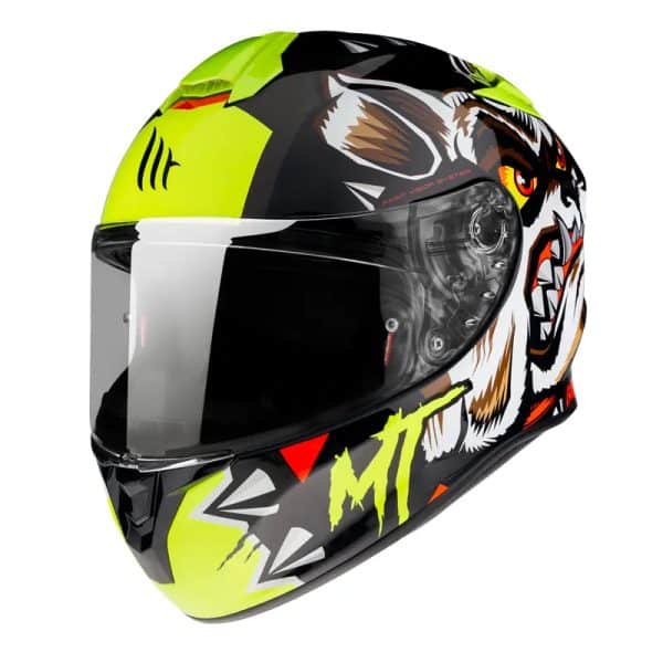 Casco Mt Targo Crazydog G3 Amarillo Brillo11 Copia - Punto Llantas 3