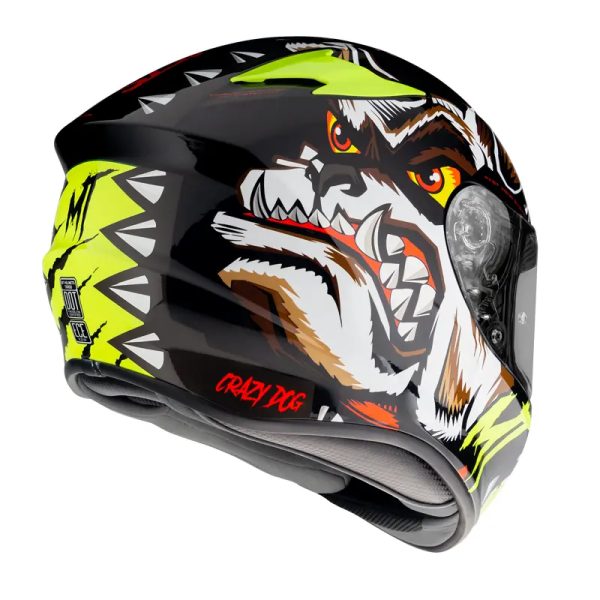 Casco Mt Targo Crazydog G3 Amarillo Brillo21 Copia - Punto Llantas 2