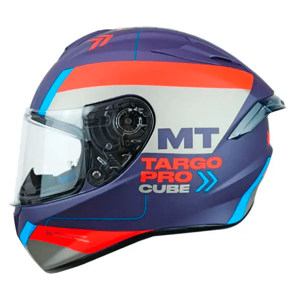Casco Mt Targo Pro Cube A5 Rojo Mate4 - Punto Llantas 1
