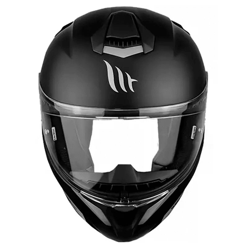 Fragua Secretario Puntuación Casco Mt Targo Pro Solid A1 Negro - Punto Llantas