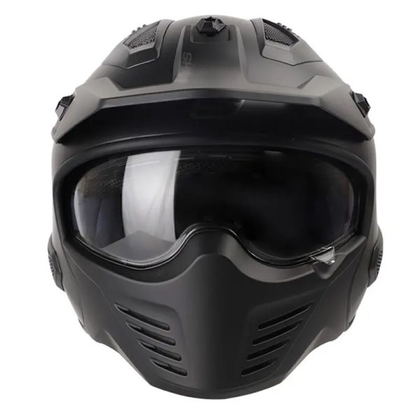 Casco Shaft 225 Pilot Solid Negro Mate Fucsia41 Copia - Punto Llantas 6