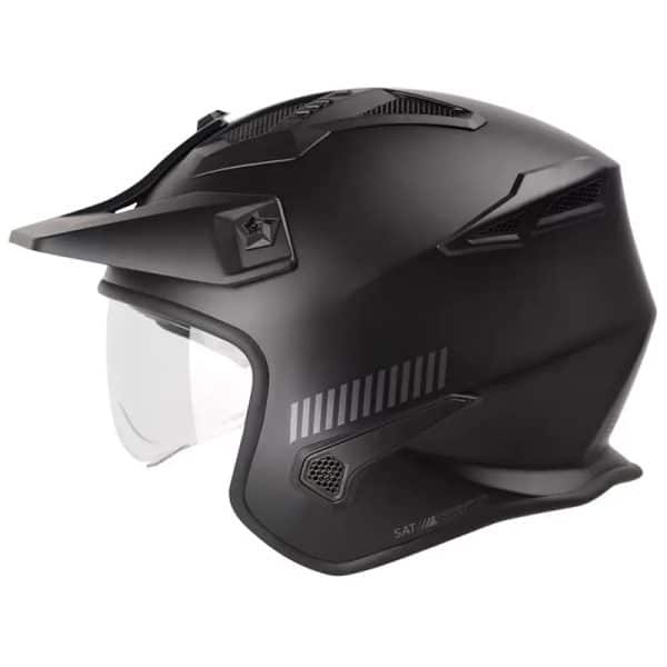 Casco Shaft 225 Pilot Solid Negro Mate Fucsia51 Copia - Punto Llantas 2
