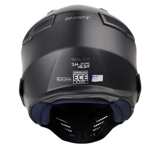 Casco Shaft 225 Pilot Solid Negro Mate - Image 5