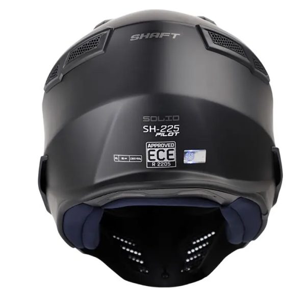 Casco Shaft 225 Pilot Solid Negro Mate21 Copia - Punto Llantas 3