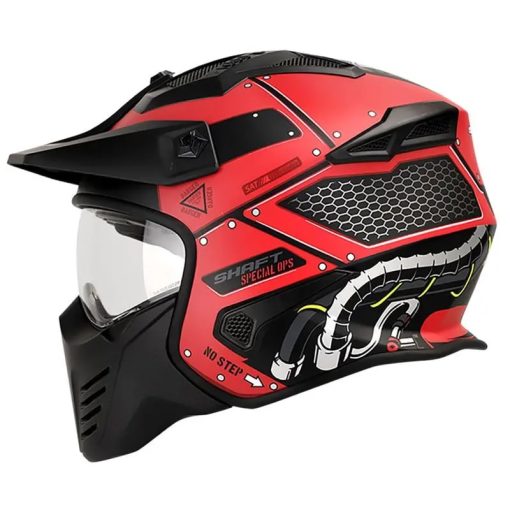 Casco Shaft 225 Pilot Undercov Rojo Mate