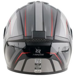Casco X Sports M63 Broker Negro Rojo Brillo11 copia - Punto Llantas 2