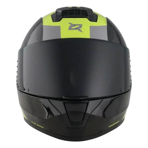 Casco X-Sports M63 Comander Negro Amarillo Brillo - Image 4