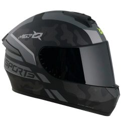 Casco X Sports M63 Comander Negro Gris Mate21 copia - Punto Llantas 2