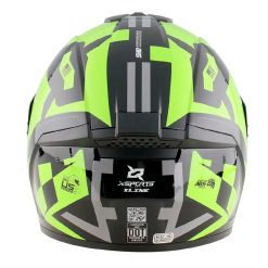 Casco X Sports M63 Geminis Negro Amarillo Brillo11 copia - Punto Llantas 3
