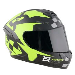 Casco X Sports M63 Geminis Negro Amarillo Brillo21 copia - Punto Llantas 1