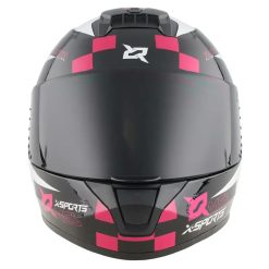 Casco X Sports M63 Geminis Negro Rosa Brillo31 copia - Punto Llantas 2