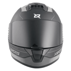 Casco X Sports M63 Lord Negro Plata Mate3 11 copia - Punto Llantas 4