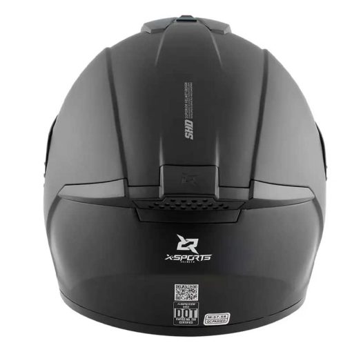 Casco X-Sports M63 Solid Negro Mate - Image 4