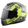 Casco X Sports M66 Ioniks Gris Amarillo Mate41 copia - Punto Llantas 5