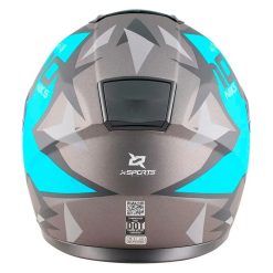 Casco X Sports M66 Ioniks Gris Mate Cielo11 copia - Punto Llantas 2