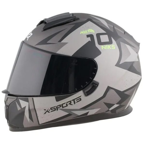 Casco X Sports M66 Ioniks Gris Mate41 Copia - Punto Llantas 1