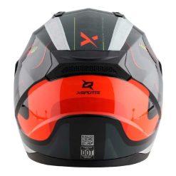 Casco X Sports M66 Ioniks Gris Rojo Brillo11 copia - Punto Llantas 2