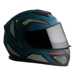 Casco X Sports M66 Python Azul Amarillo Mate2 11 copia - Punto Llantas 1