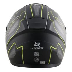Casco X Sports M66 Python Negro Amarillo Brillo21 copia - Punto Llantas 3