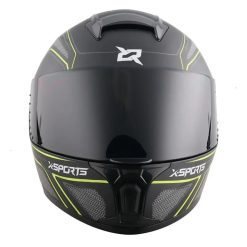 Casco X Sports M66 Python Negro Amarillo Brillo31 copia - Punto Llantas 1