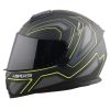 Casco X Sports M66 Python Negro Amarillo Brillo41 copia - Punto Llantas 5