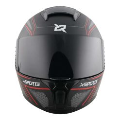 Casco X Sports M66 Python Negro Rojo Brillo31 copia - Punto Llantas 3