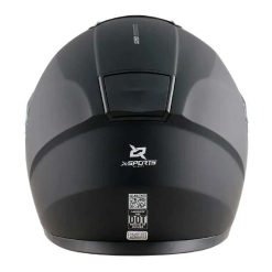 Casco X Sports M66 Solid Negro Mate21 copia - Punto Llantas 3