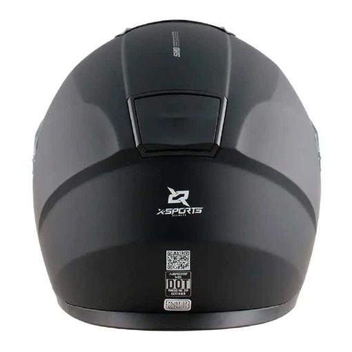 Casco X-Sports M66 Solid Negro Mate - Image 4